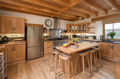 The kitchen at Winnow Mill, Scottish Borders