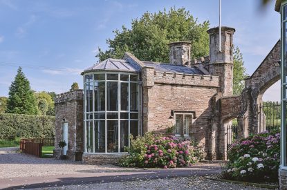 The exterior of Victoria Lodge, Welsh Borders