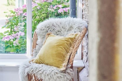 The staircase details at Albert Lodge, Welsh Borders