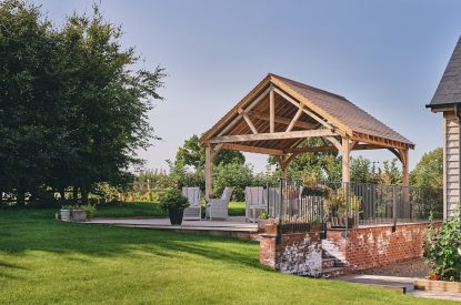 The garden at Big Barn, Welsh Borders