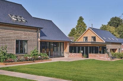 The exterior of Big Barn, Welsh Borders