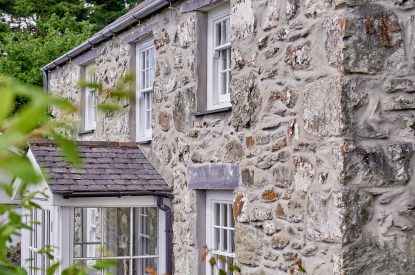 The exterior of Orchard Cottage, Anglesey