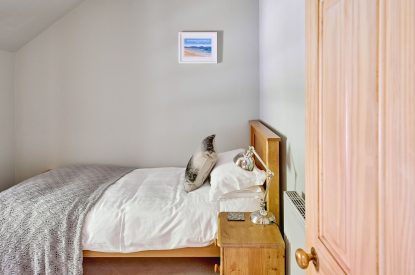 A bedroom at Orchard Cottage, Anglesey