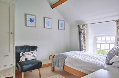 A bedroom at Orchard Cottage, Anglesey
