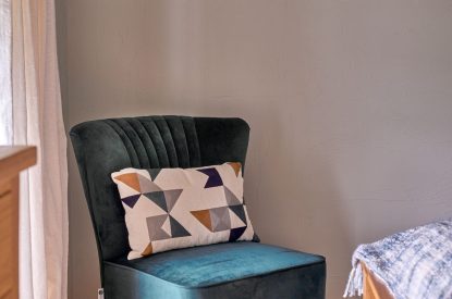 The living room at Orchard Cottage, Anglesey