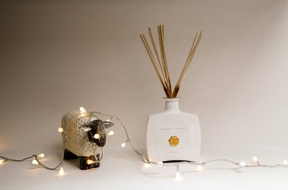 Fairy lights and ornaments at Luxury Penthouse, Cotswolds