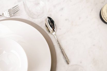 A table setting at Rose Cottage, Isle of Wight