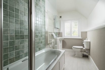 The bathroom at Rose Cottage, Isle of Wight