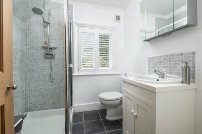 The bathroom at Rose Cottage, Isle of Wight
