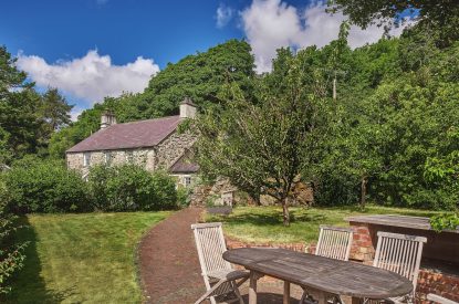 The exterior of Orchard Cottage, Anglesey