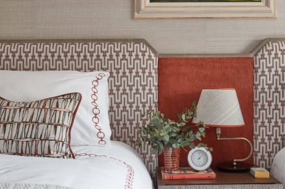 A bed and bedroom decor at Beatrix Cottage, Lake District