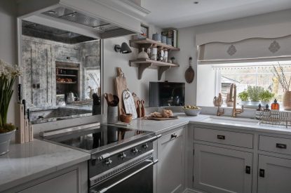 The kitchen at Beatrix Cottage, Lake District