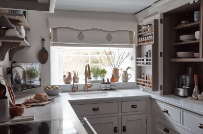 The kitchen at Beatrix Cottage, Lake District