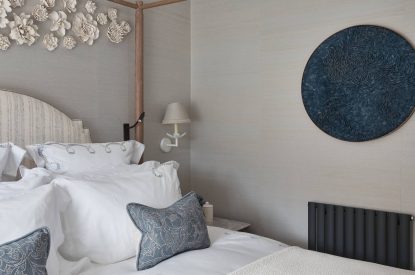 The bed at Beatrix Cottage, Lake District