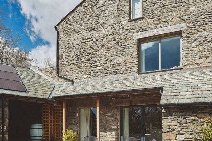 The exterior of The Shippon Cottage, Lake District