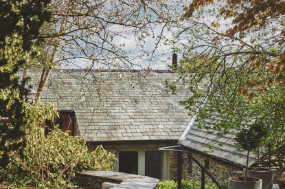 A staircase down to Kirkstone, Lake District