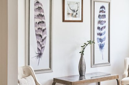Bedroom seating area at Flock Cottage, Welsh Borders