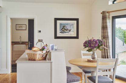 The kitchen at Middle Tumble Cottage, Shropshire Hills