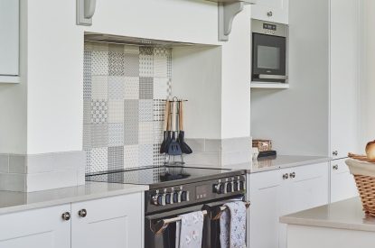 The kitchen at Middle Tumble Cottage, Shropshire Hills