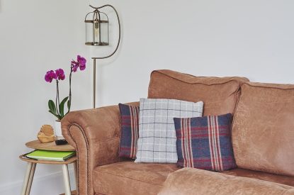 The living room at Middle Tumble Cottage, Shropshire Hills