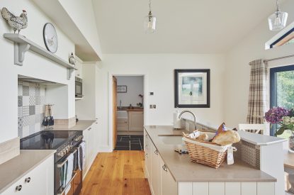 The living space at Lower Tumble Cottage, Shropshire Hills