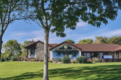 The exterior of Shepherd's Lakeview, Somerset