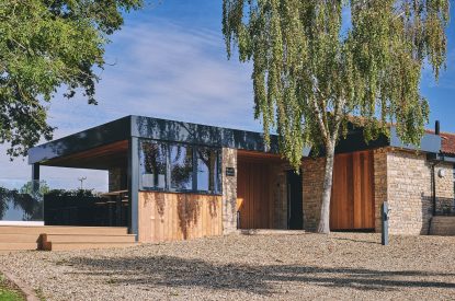 The exterior of Shepherd's Lodge, Somerset