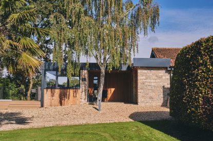 The exterior of Shepherd's Lodge, Somerset