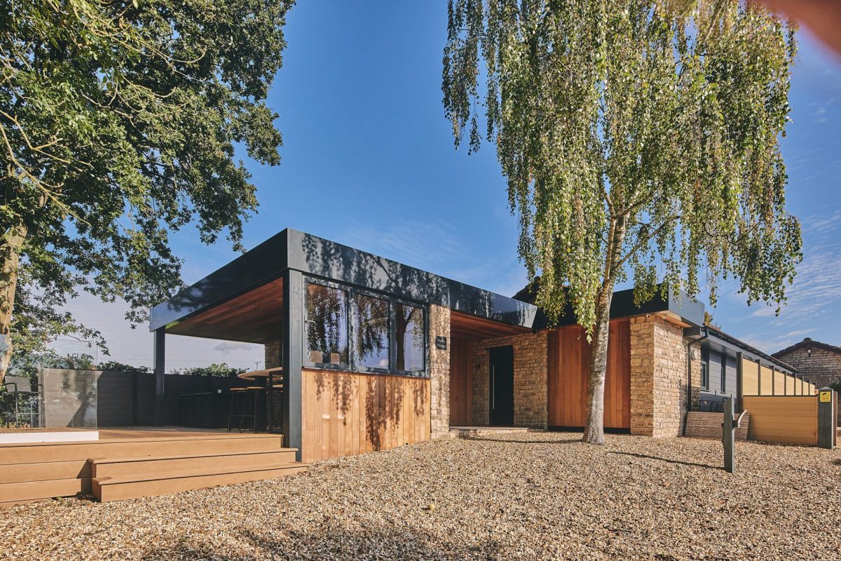 The exterior of Shepherd's Lodge, Somerset