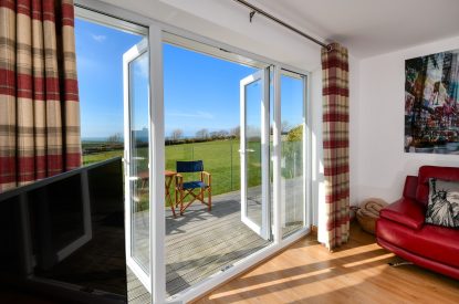 The living room at Ty Llewelyn, Llyn Peninsula