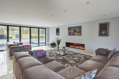 The living room at Woodland House, Worcestershire