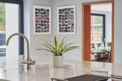 The kitchen at Woodland House, Worcestershire