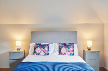 A double bedroom at Woodland House, Worcestershire