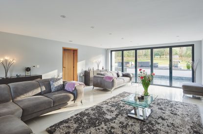 The living room at Woodland House, Worcestershire