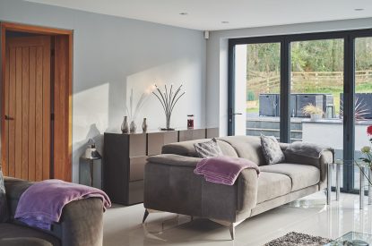 The living room at Woodland House, Worcestershire