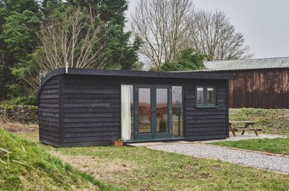 The exterior of Owls Cabin, Peak District