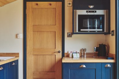The kitchen at Padley Cabin, Peak District