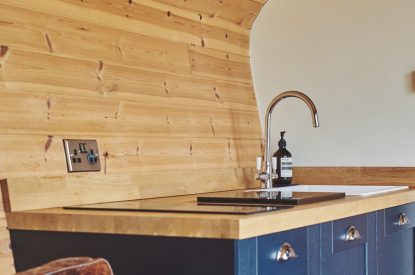 The kitchen sink at Padley Cabin, Peak District