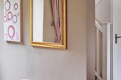 The entrance hall at Green Pastures Cottage, Peak District