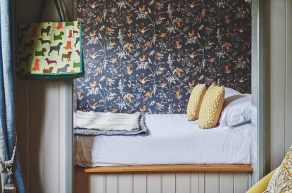 The bedroom at Falcon's Hut, Peak District