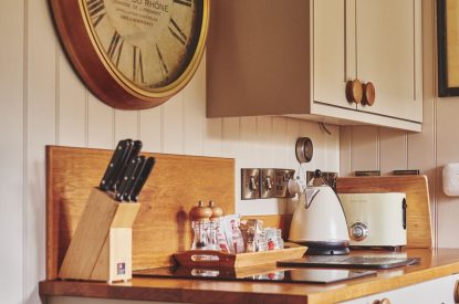 The kitchen at Eagles Hut, Peak District
