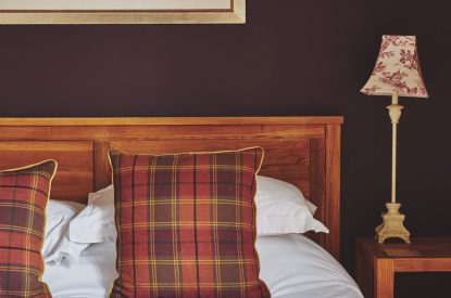 The bed at Buttermilk Barn, Peak District