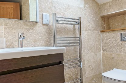 A bathroom at 7 Pen y Bont, Abersoch