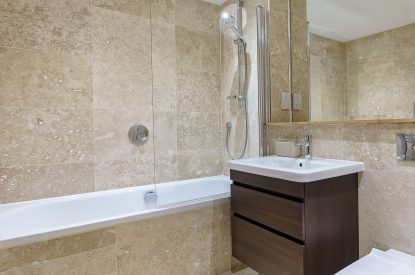 A bathroom at 7 Pen y Bont, Abersoch