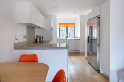 The kitchen at 7 Pen y Bont, Abersoch