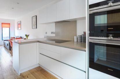 The kitchen at 7 Pen y Bont, Abersoch