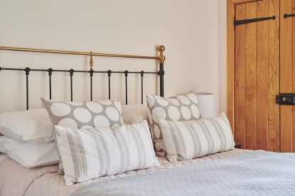 A bedroom at Woodpecker Loft, Peak District