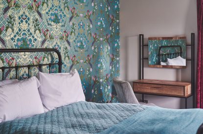 A double bedroom at Heron House, Peak District