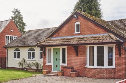 The exterior of Kingfisher Cottage, Welsh Borders