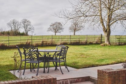 The garden at Kingfisher Cottage, Welsh Borders